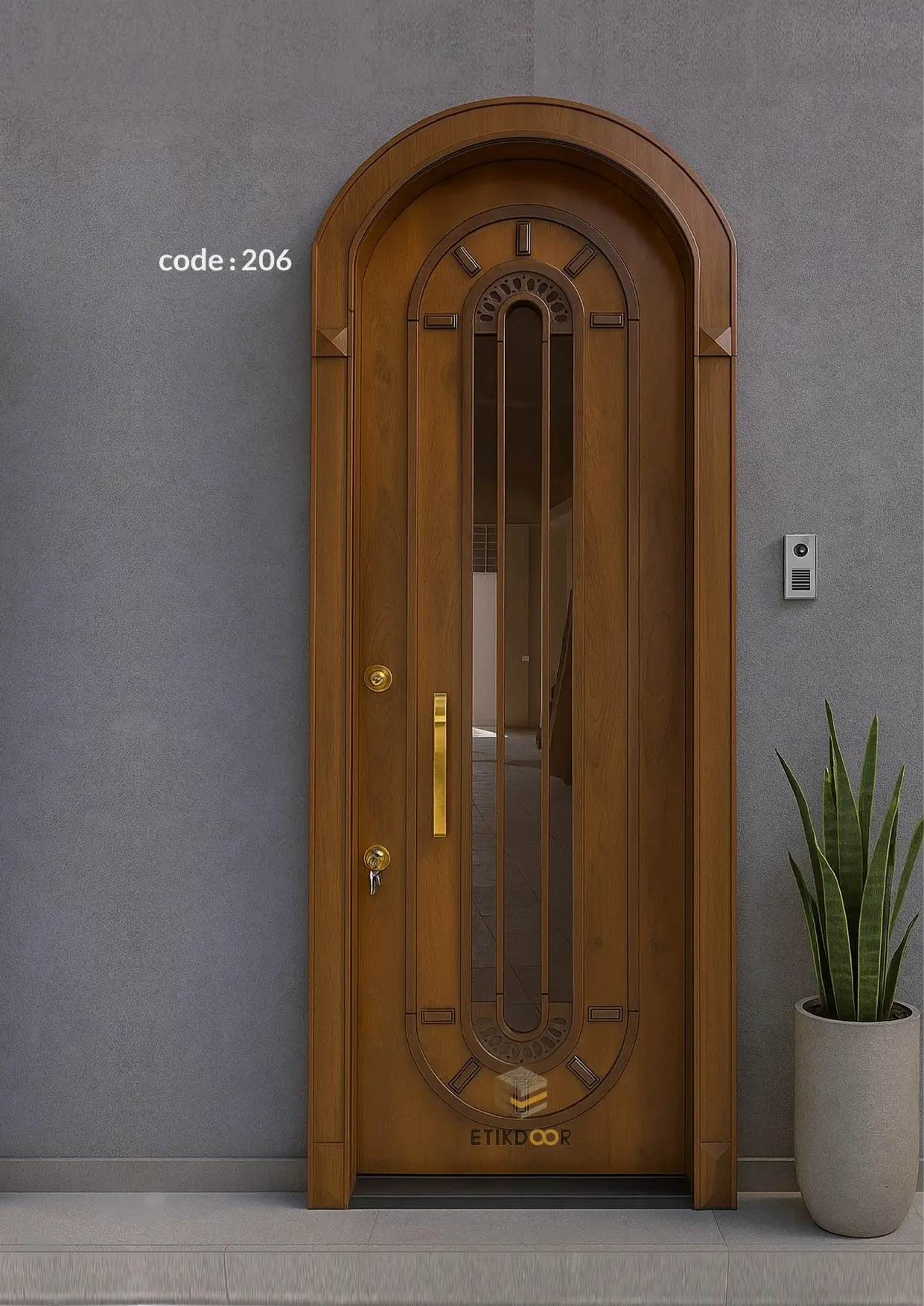 product-02-206 درب ضد سرقت برجسته - کد 206 - Image 1