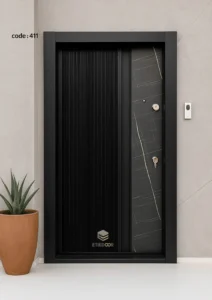 درب رویه فلز، ترمو، شیشه، spl - کد 411